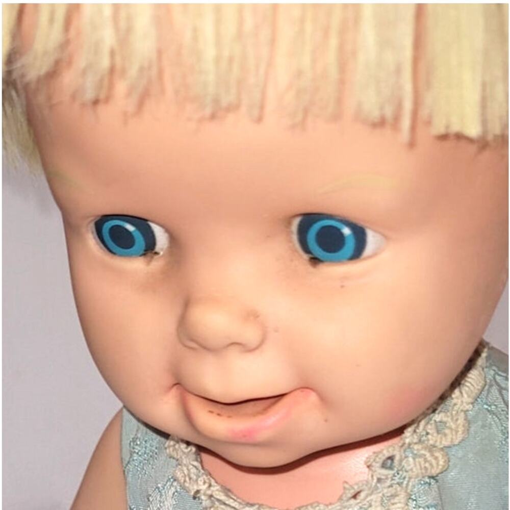 13" 1965 Mattel Cheerful Tearful Baby Doll - Picture 7 of 13